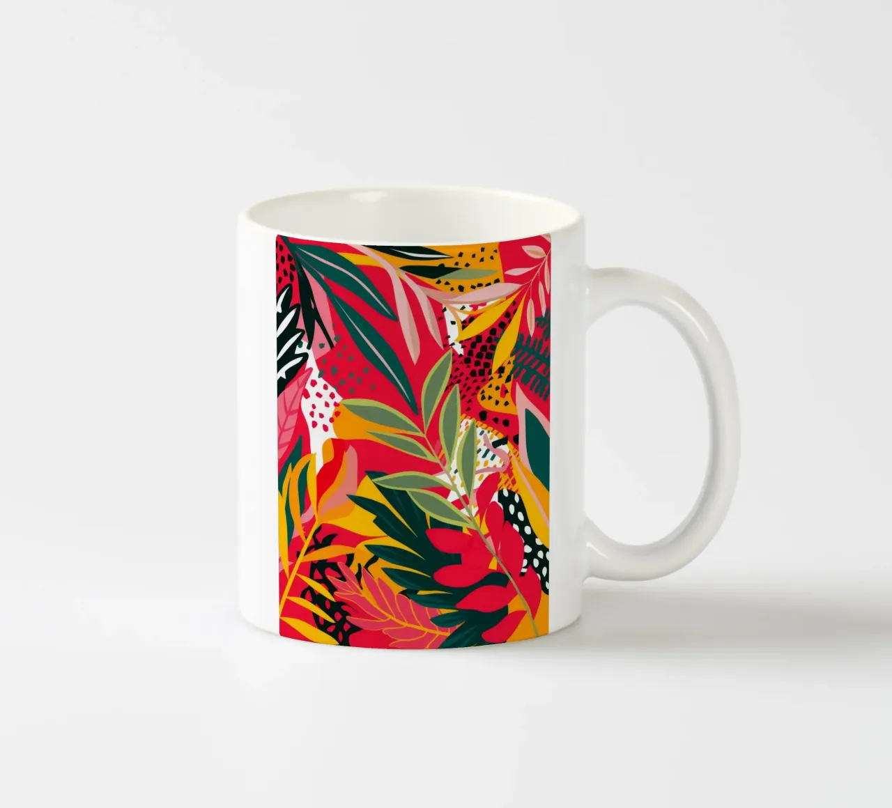 Giungla rosso fuoco tazza in ceramica da Haven Mirage