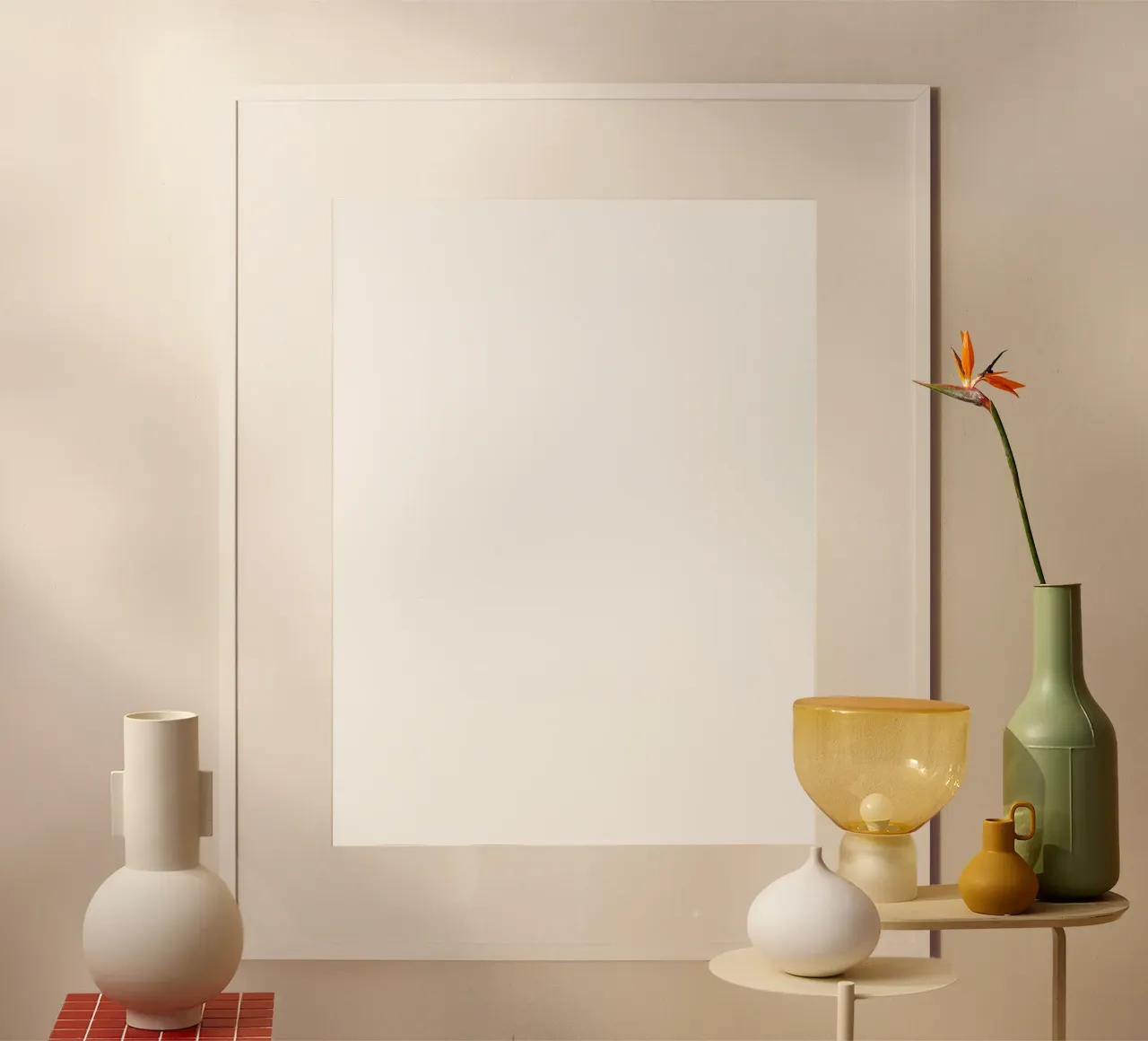 La colazione perfetta poster con telaio in plastica da Jasper Rune
