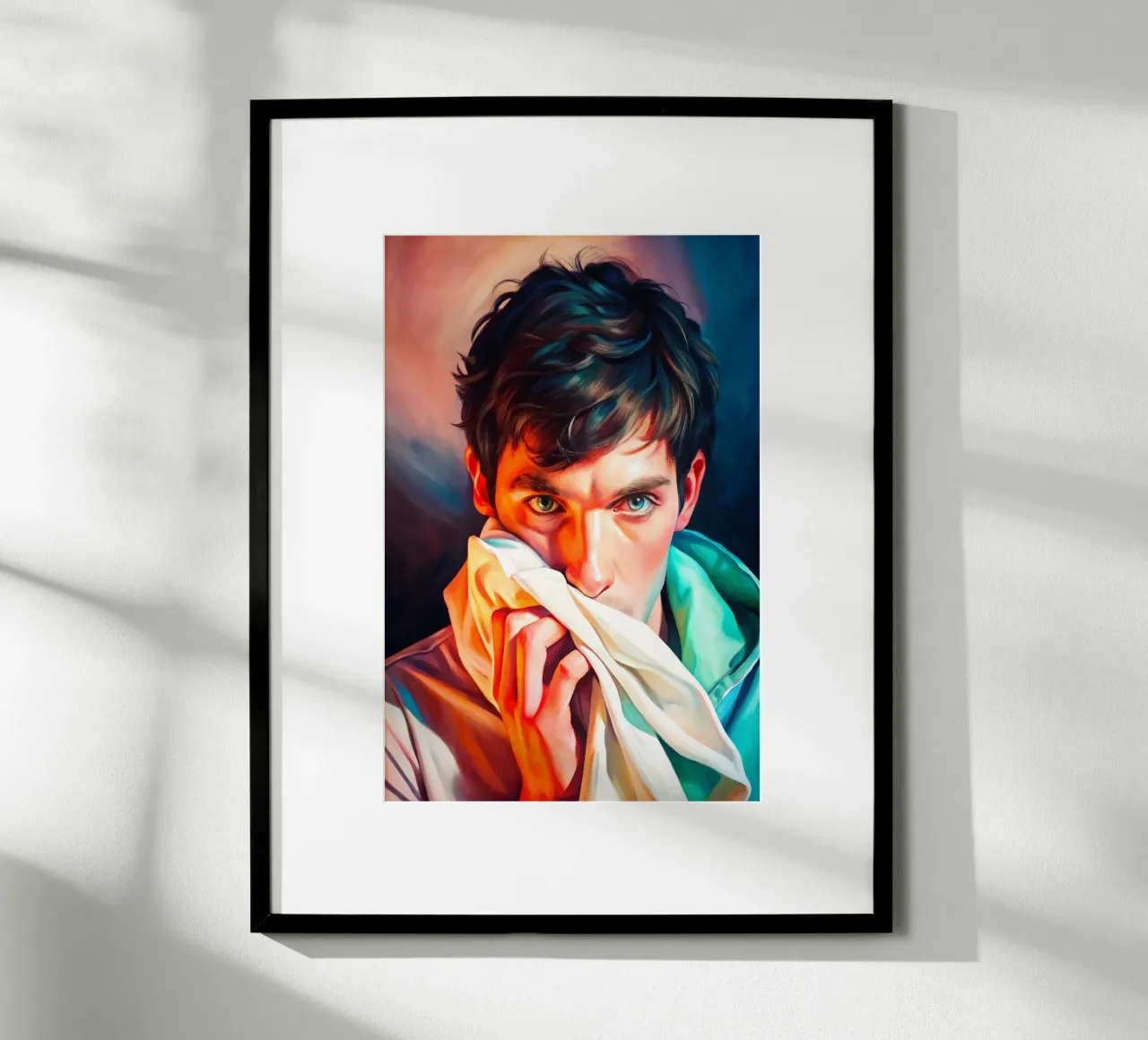 Cattivo odore uomo WC Umorismo Divertente Bagno poster da zetazone