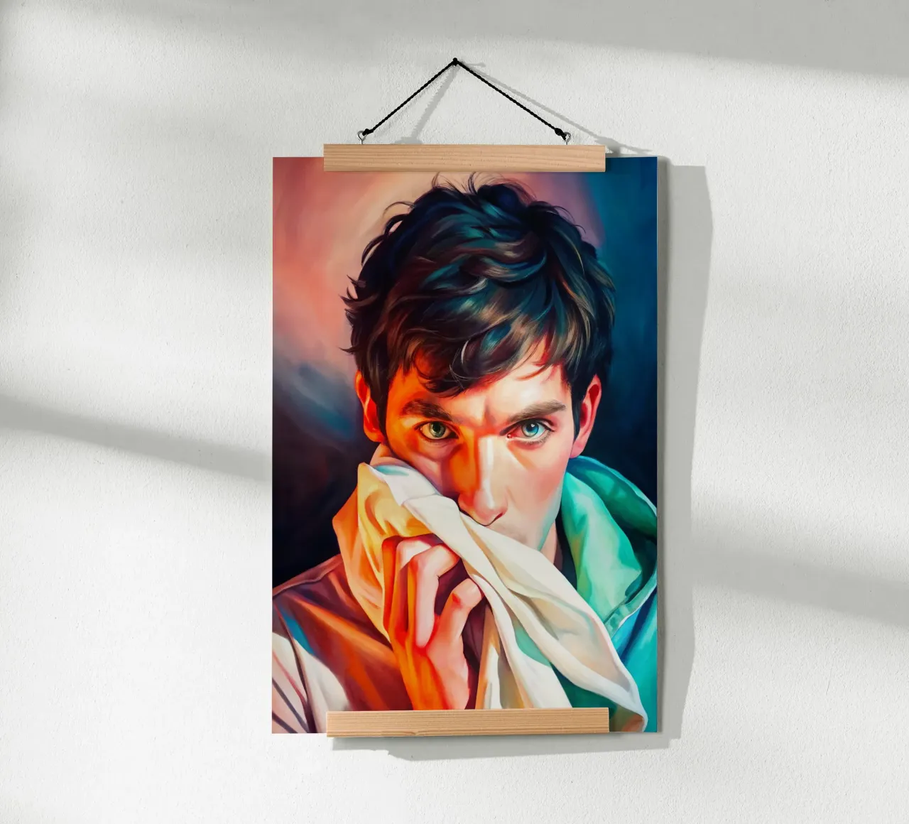 Cattivo odore uomo WC Umorismo Divertente Bagno poster da zetazone