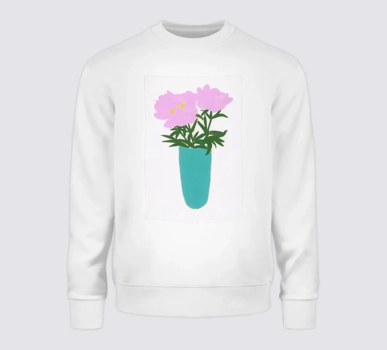 Peonies In A Vase felpa da Sonia Brittain