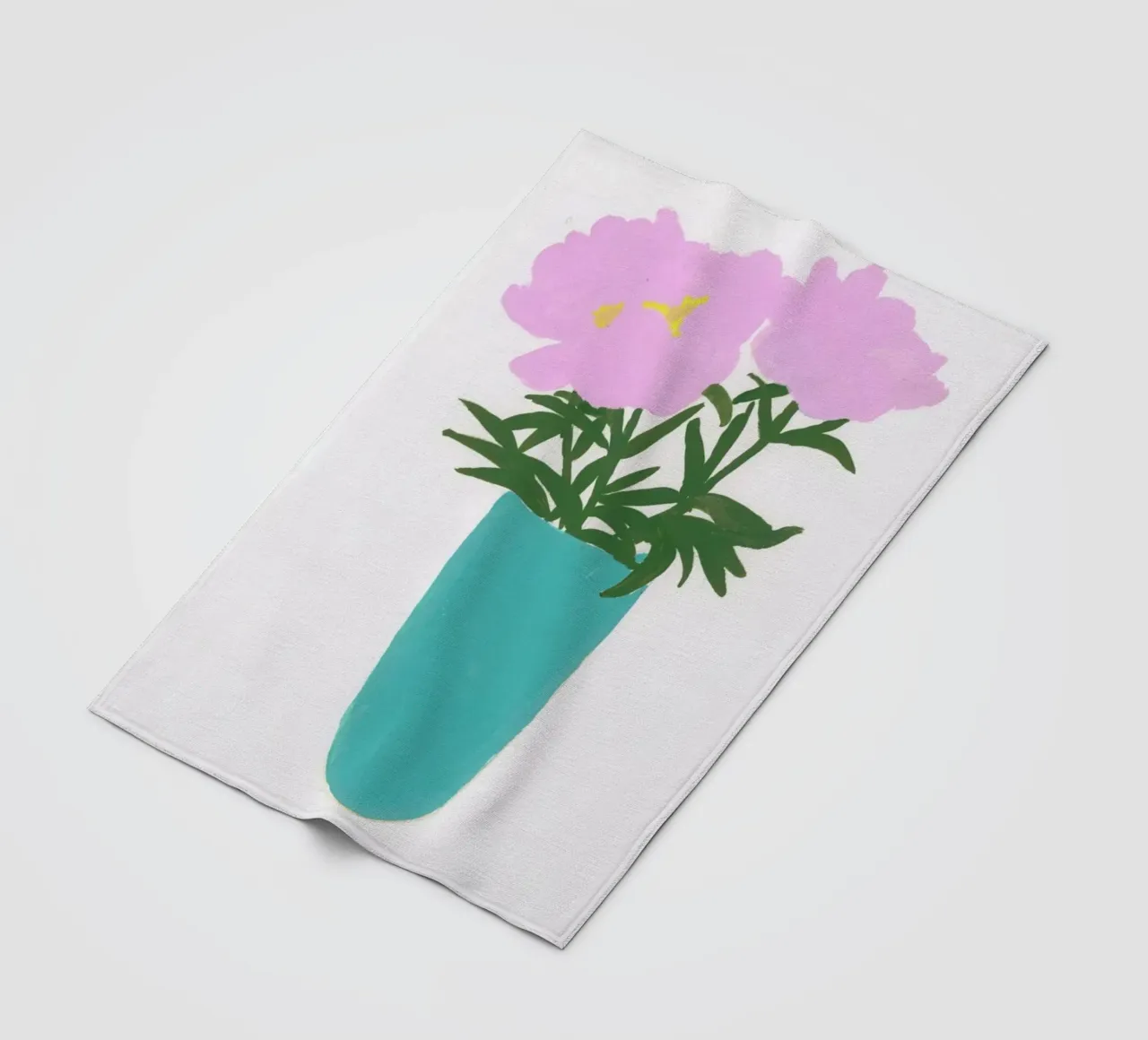 Peonies In A Vase coperta in pile da Sonia Brittain