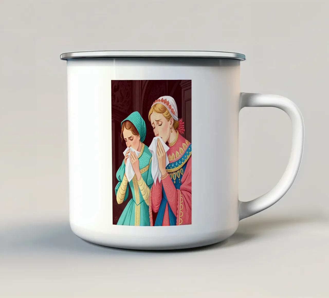 Stank Twoo Vrouwen Toilet Humor Grappig Badkamer emaille mok van zetazone