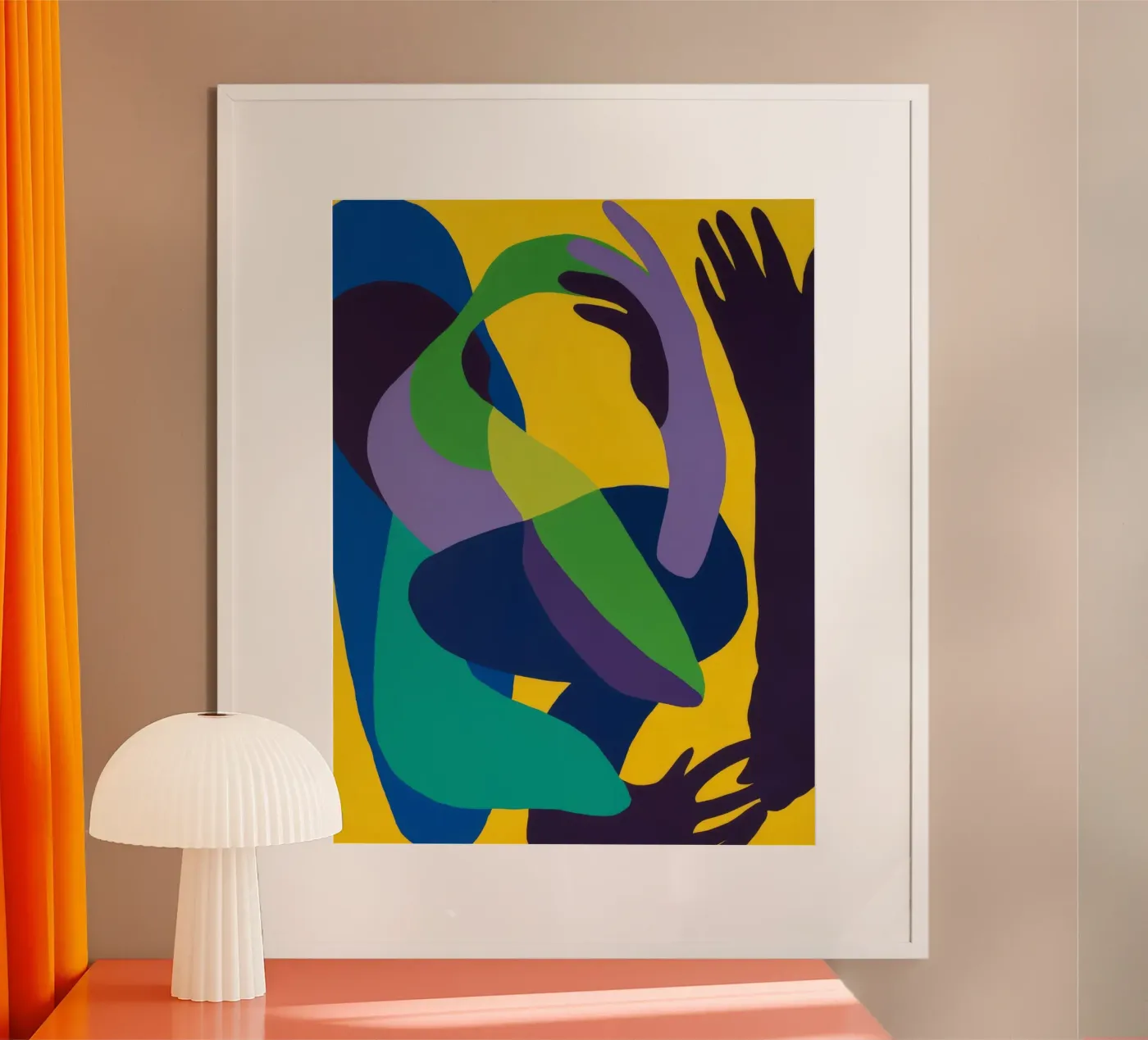 Abstracte vorm poster van Haven Mirage