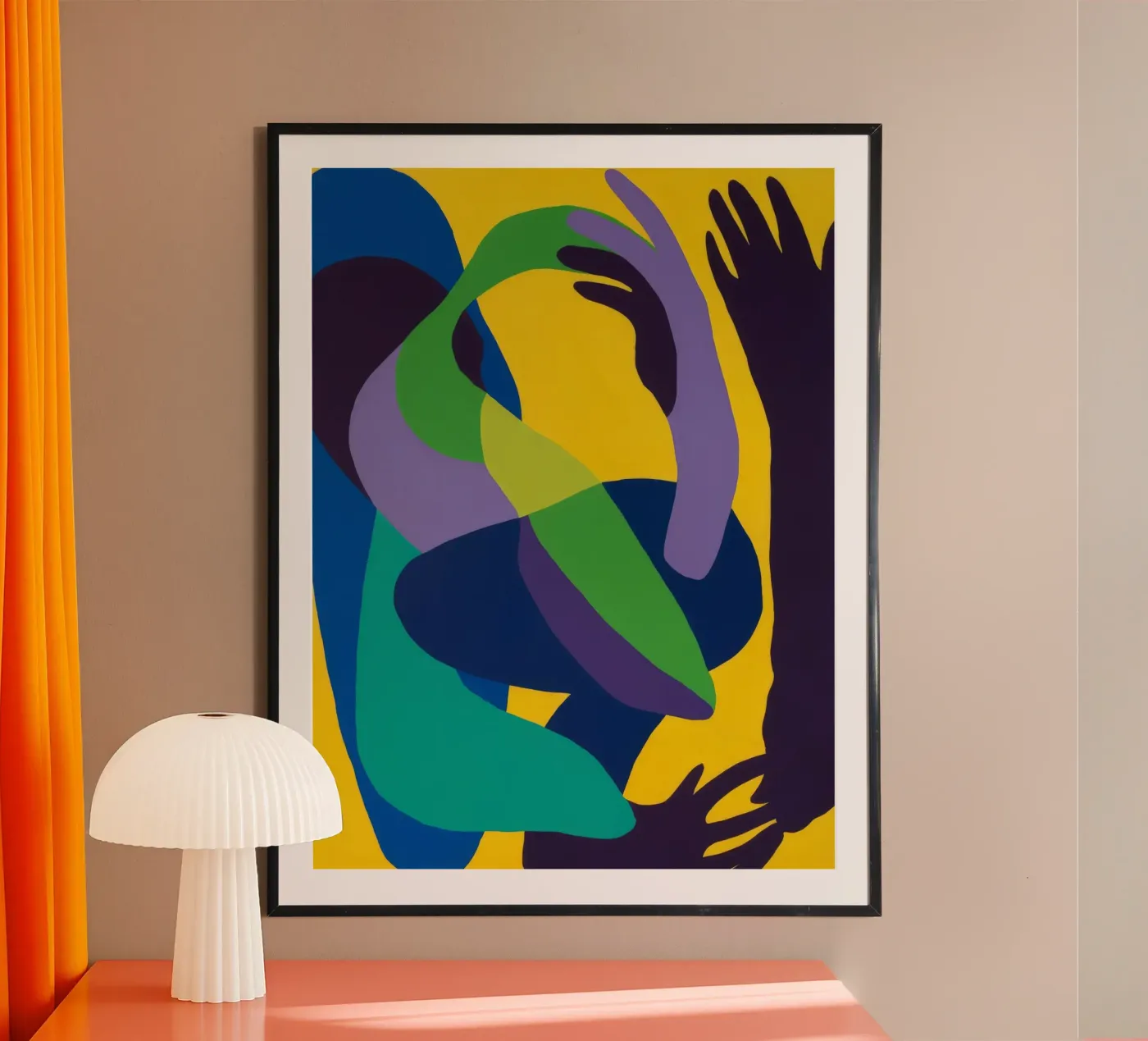 Abstracte vorm poster van Haven Mirage