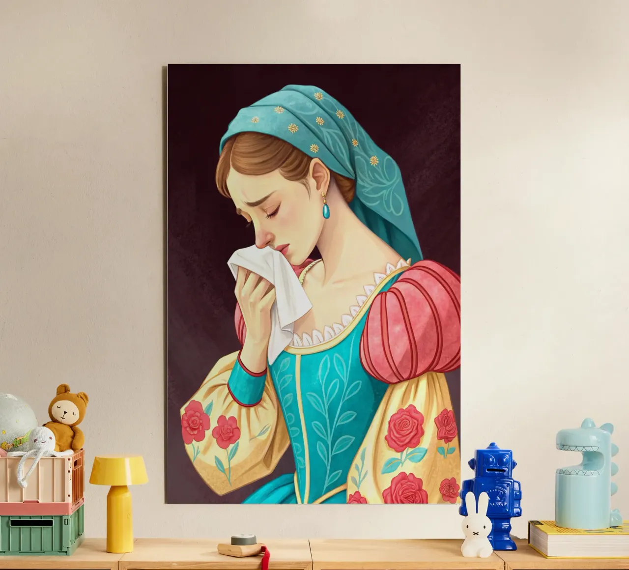 Cattivo odore donne WC Umorismo Divertente Bagno alluminio dibond da zetazone