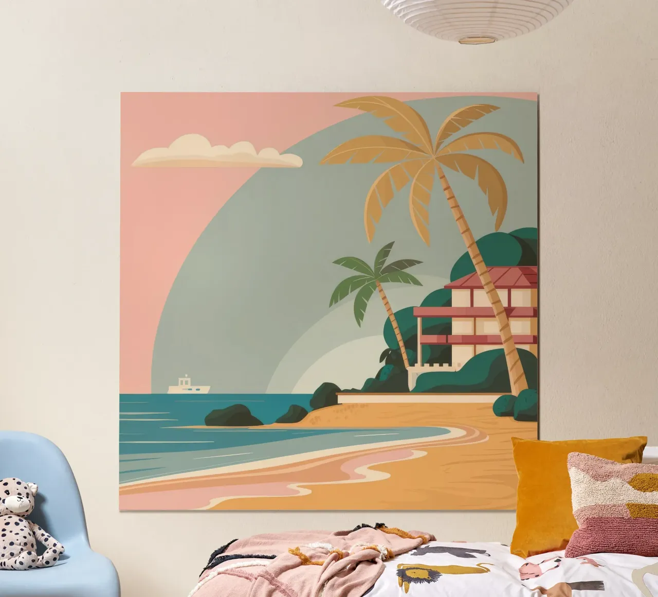 Pastel Beach Serenity Hahnemühle von Jasper Rune