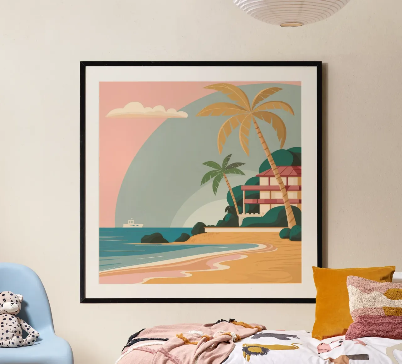 Pastel Beach Serenity Hahnemühle von Jasper Rune