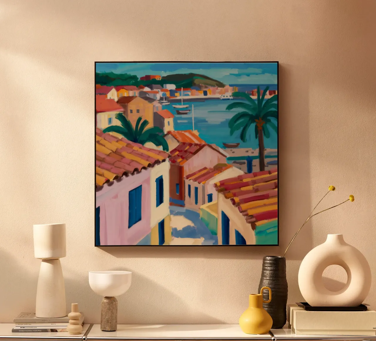 Scorcio di mare sul tetto plexiglass da Jasper Rune