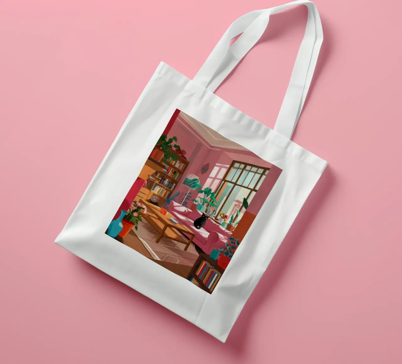 Sunbeam Reading Nook tote bag by Lumi Eyes