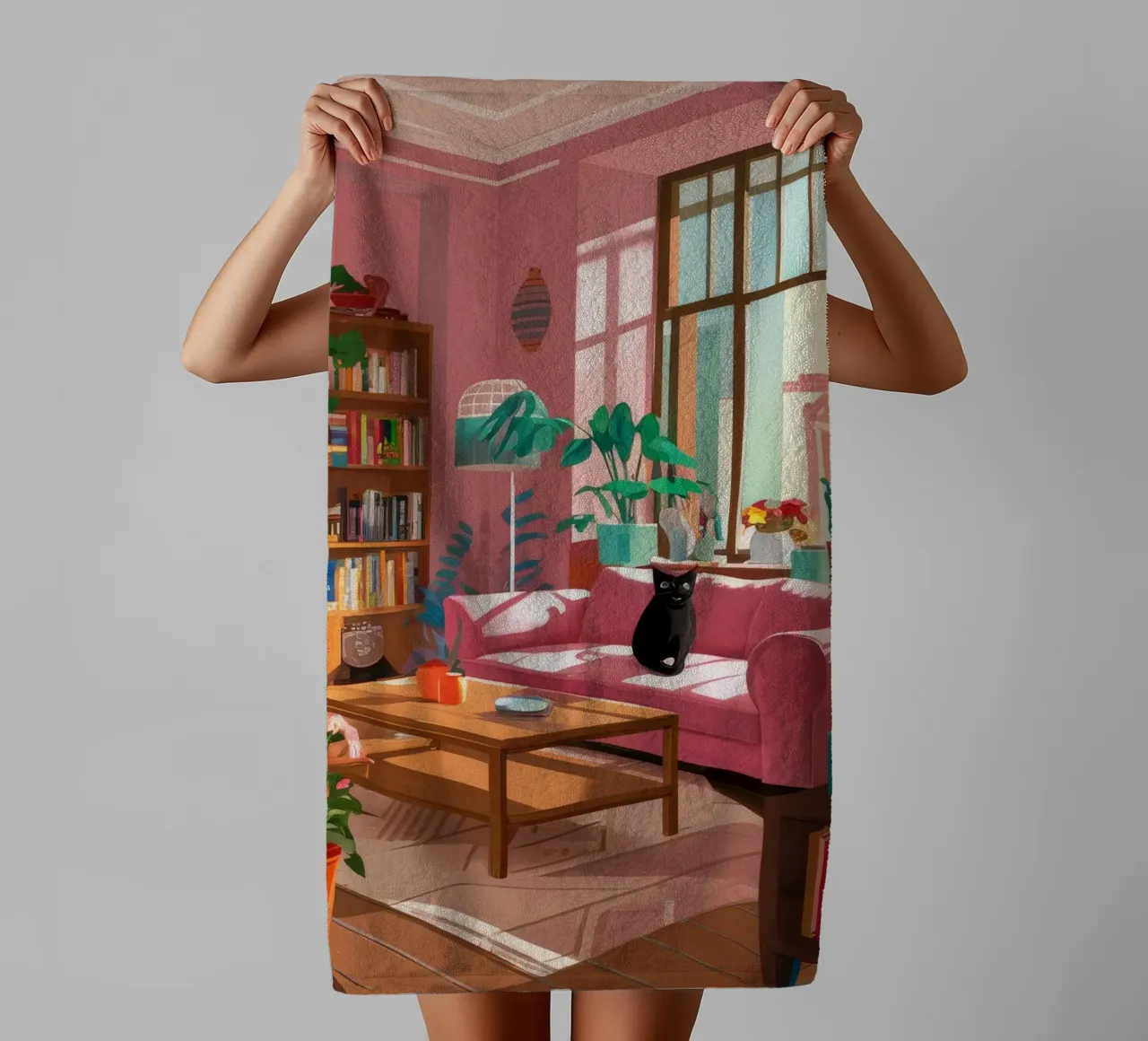 Sunbeam Reading Nook towel by Lumi Eyes