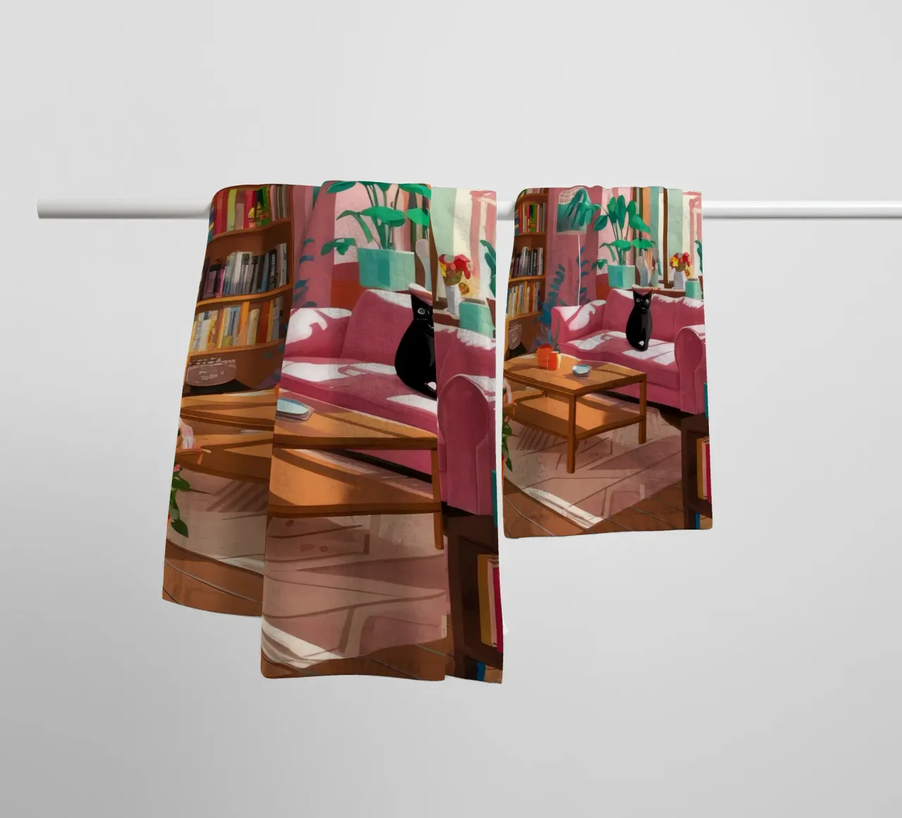 Sunbeam Reading Nook towel by Lumi Eyes