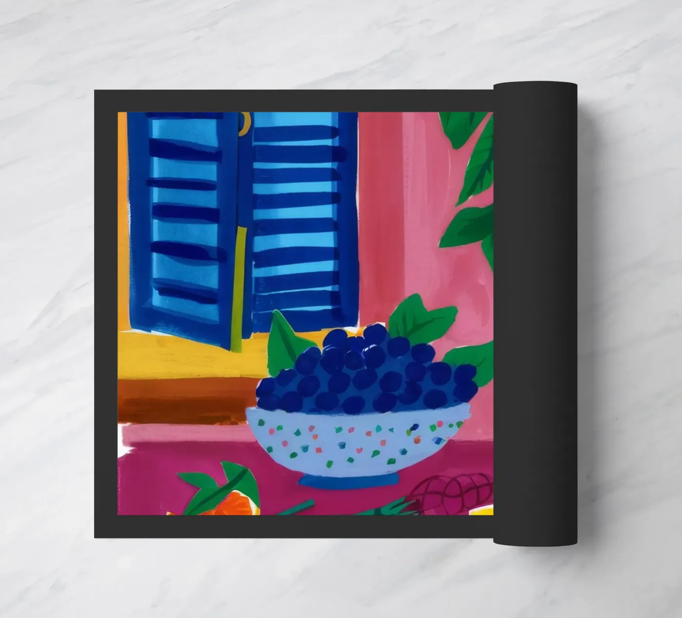Seaside Table Feast doormat by Paez Harmony