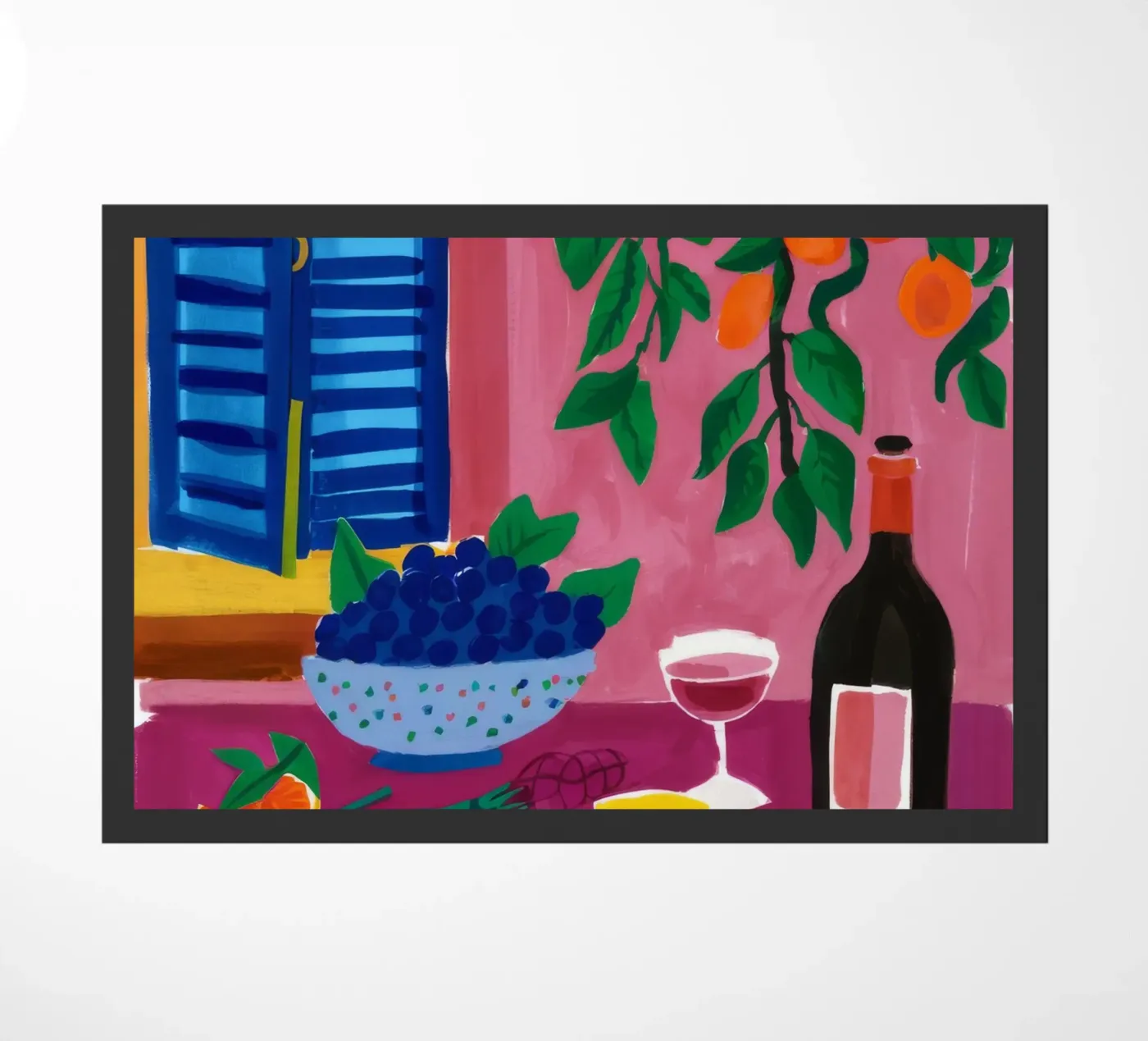 Seaside Table Feast doormat by Paez Harmony