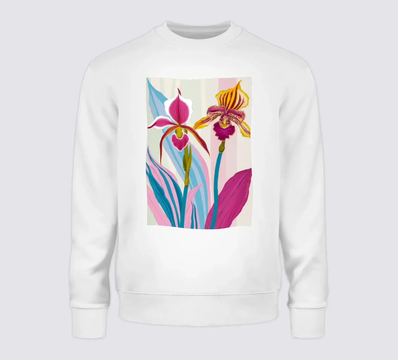 Orchidea Elegance Bloom felpa da Haven Mirage