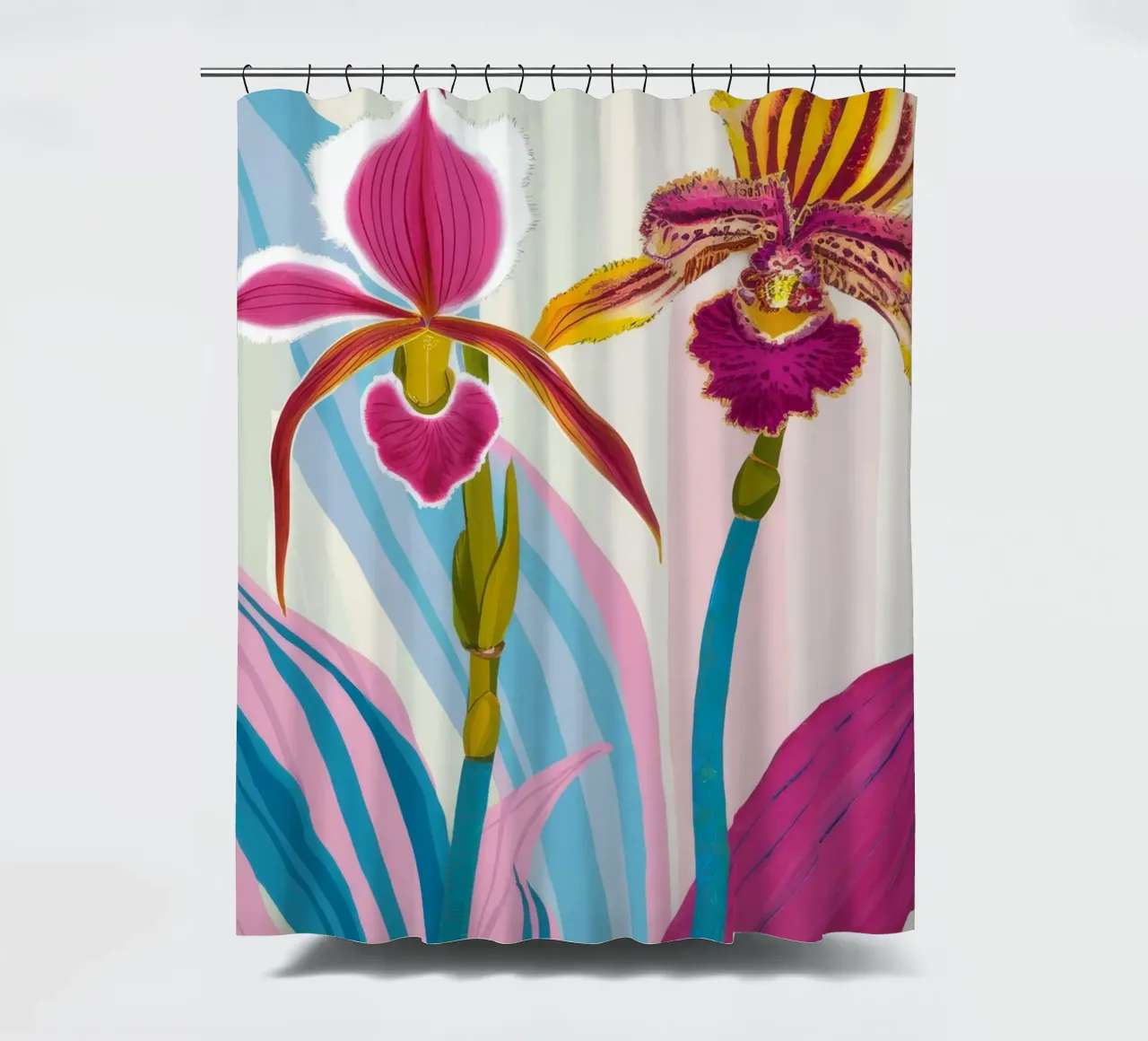 Orchidea Elegance Bloom tenda da doccia da Haven Mirage