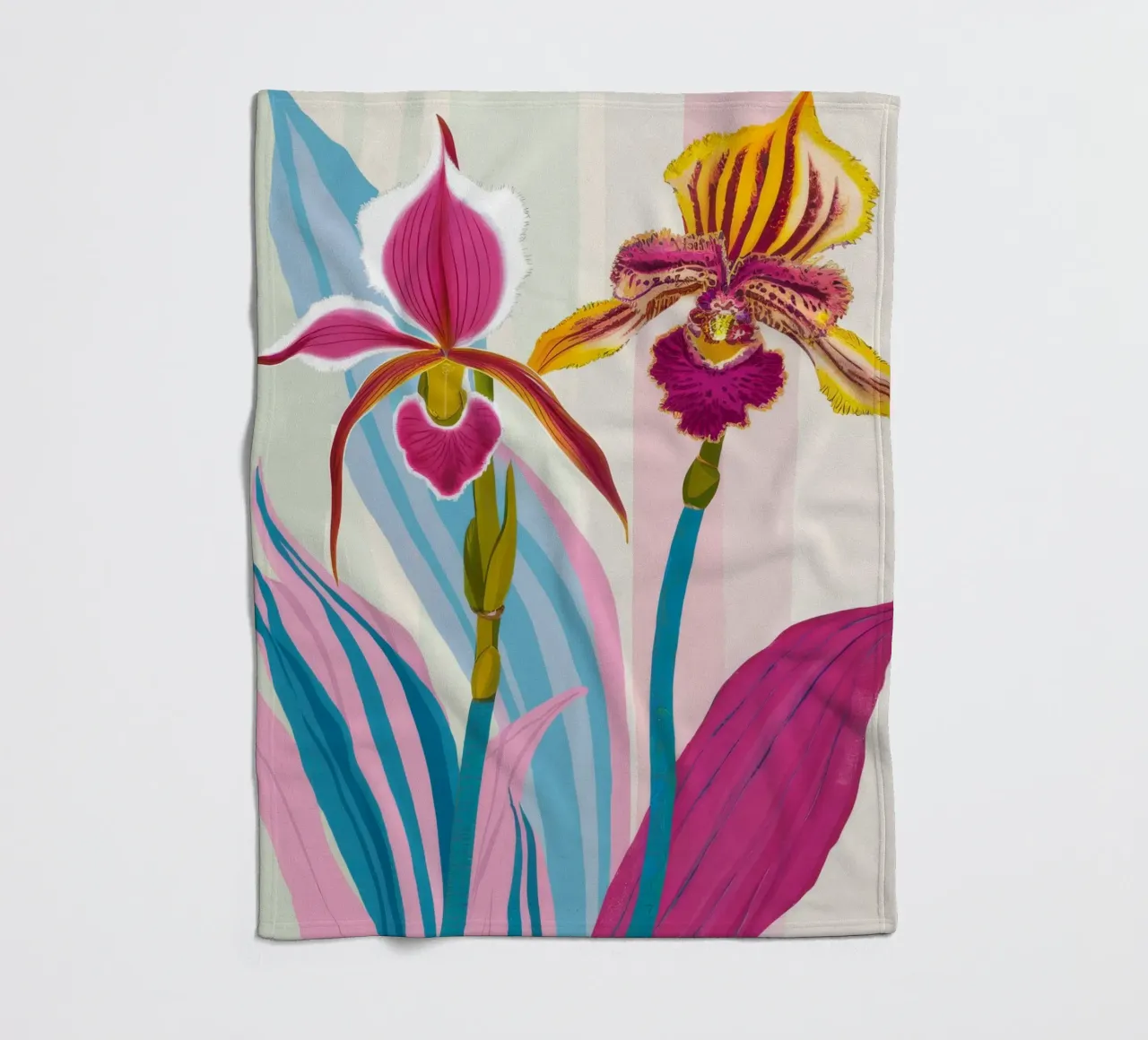 Orchidea Elegance Bloom coperta in pile da Haven Mirage