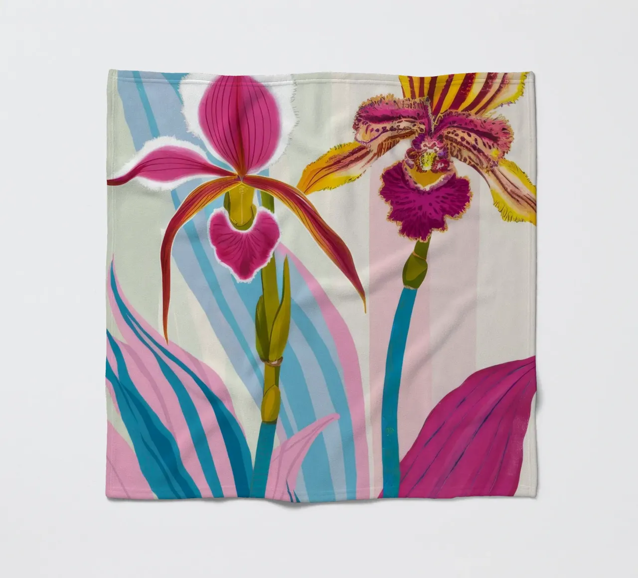 Orchidea Elegance Bloom coperta in pile da Haven Mirage
