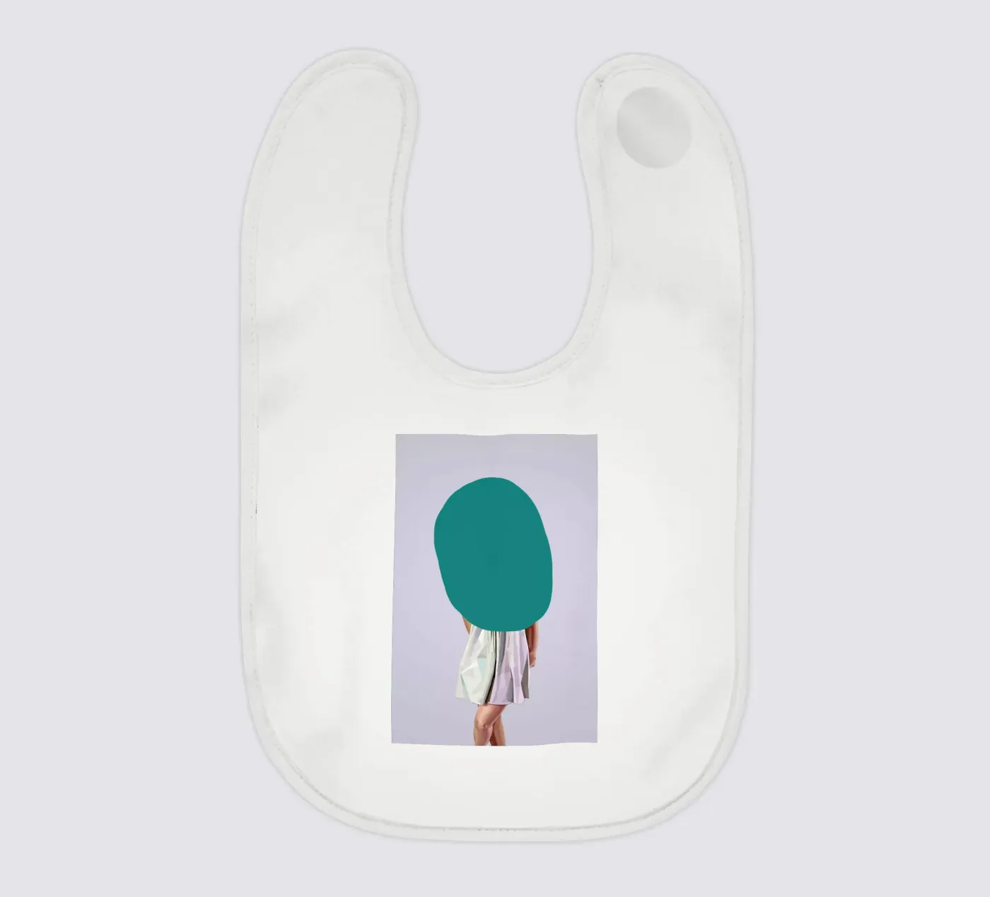 Turquoise bavoir de Tapio Mömmö