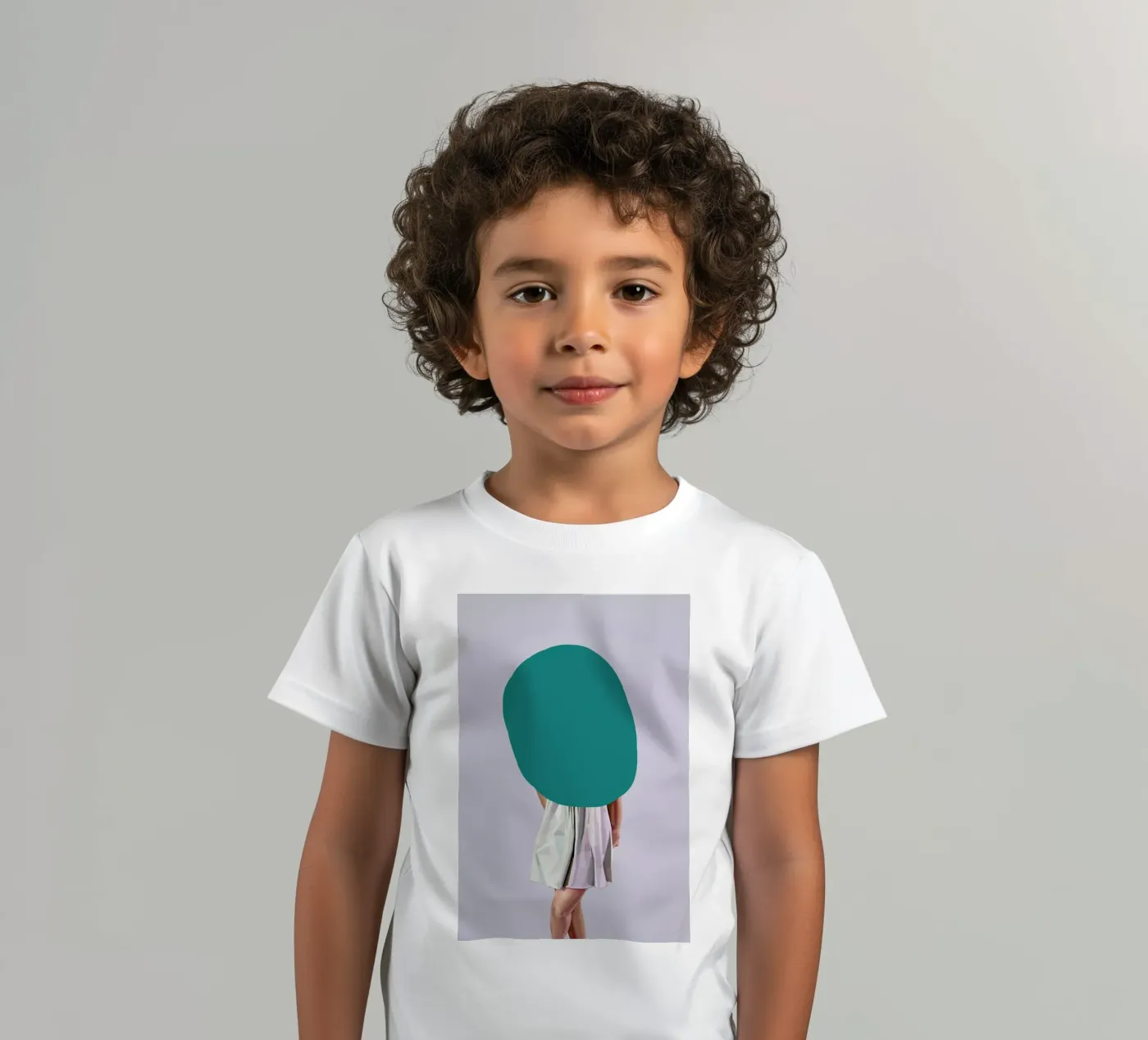 Turquoise t-shirt bambini da Tapio Mömmö