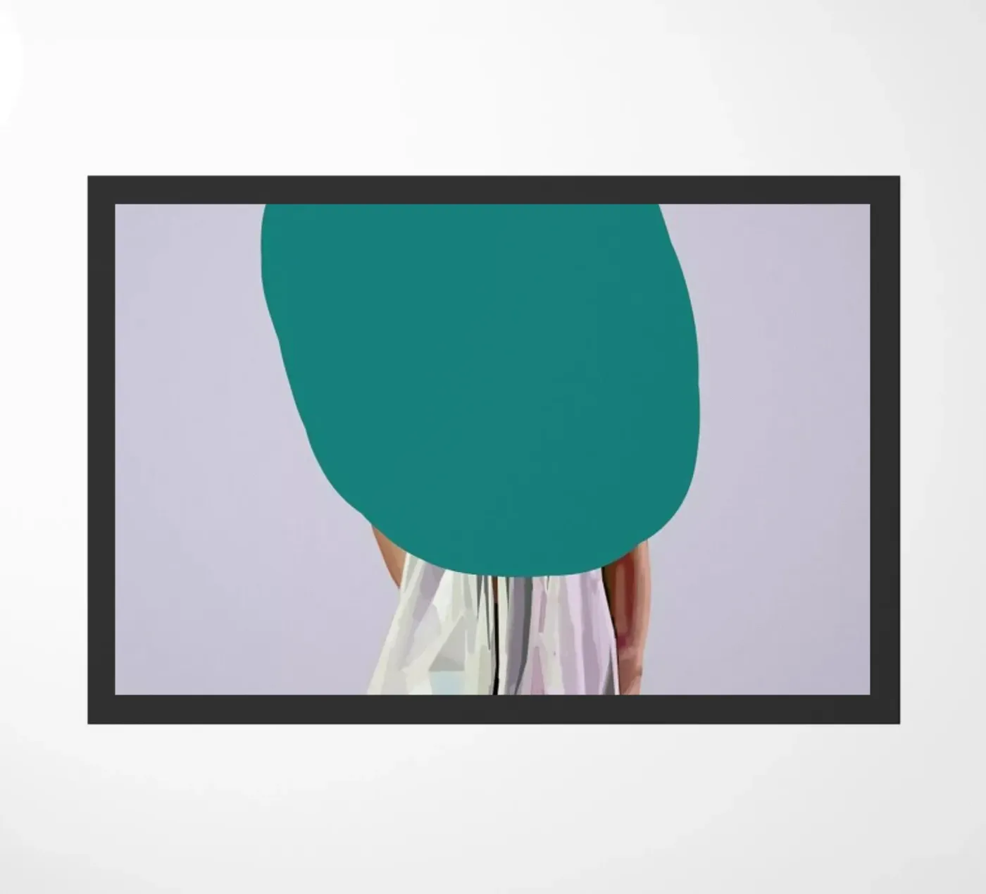 Turquoise doormat by Tapio Mömmö