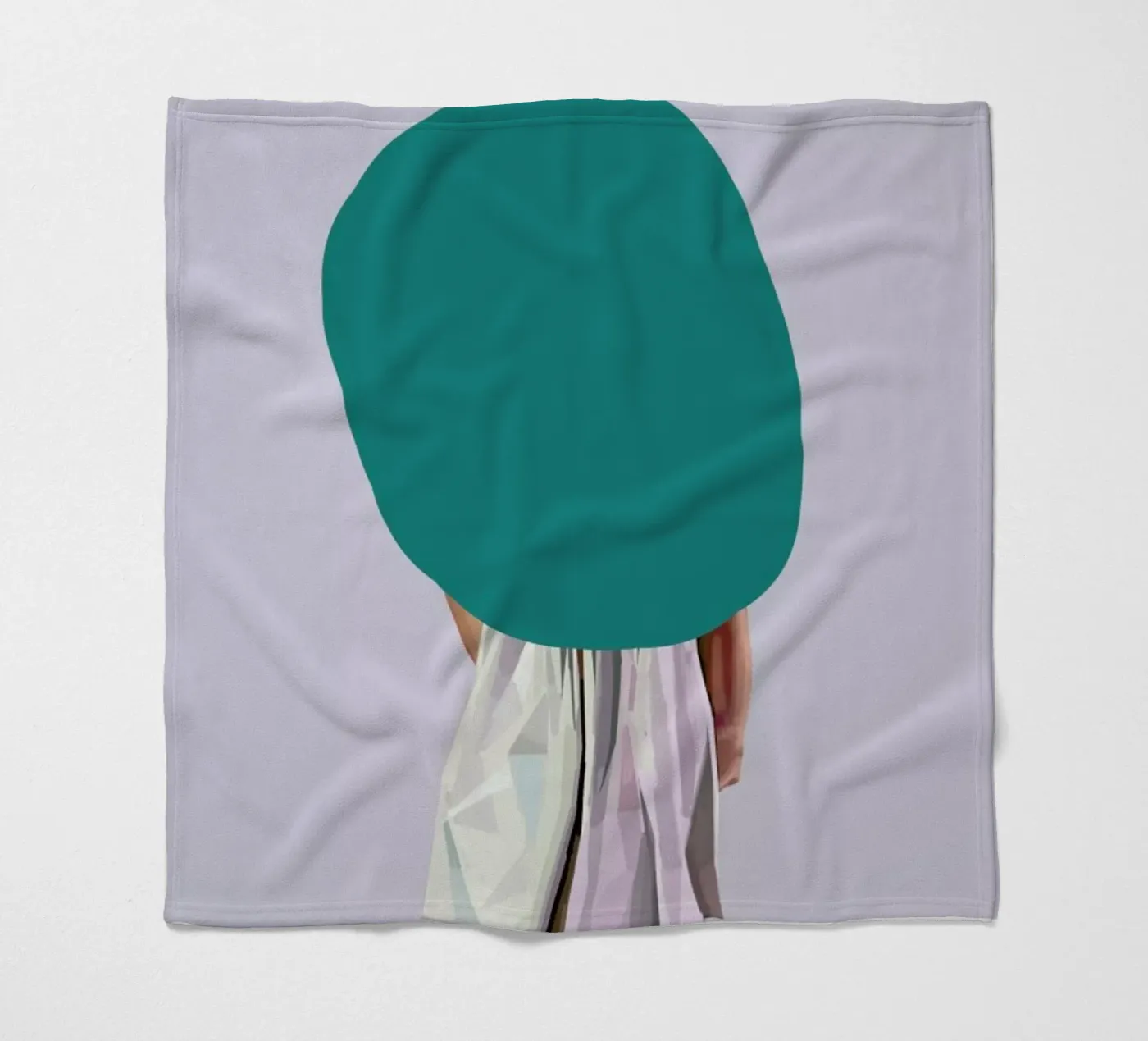 Turquoise Fleecedecke von Tapio Mömmö