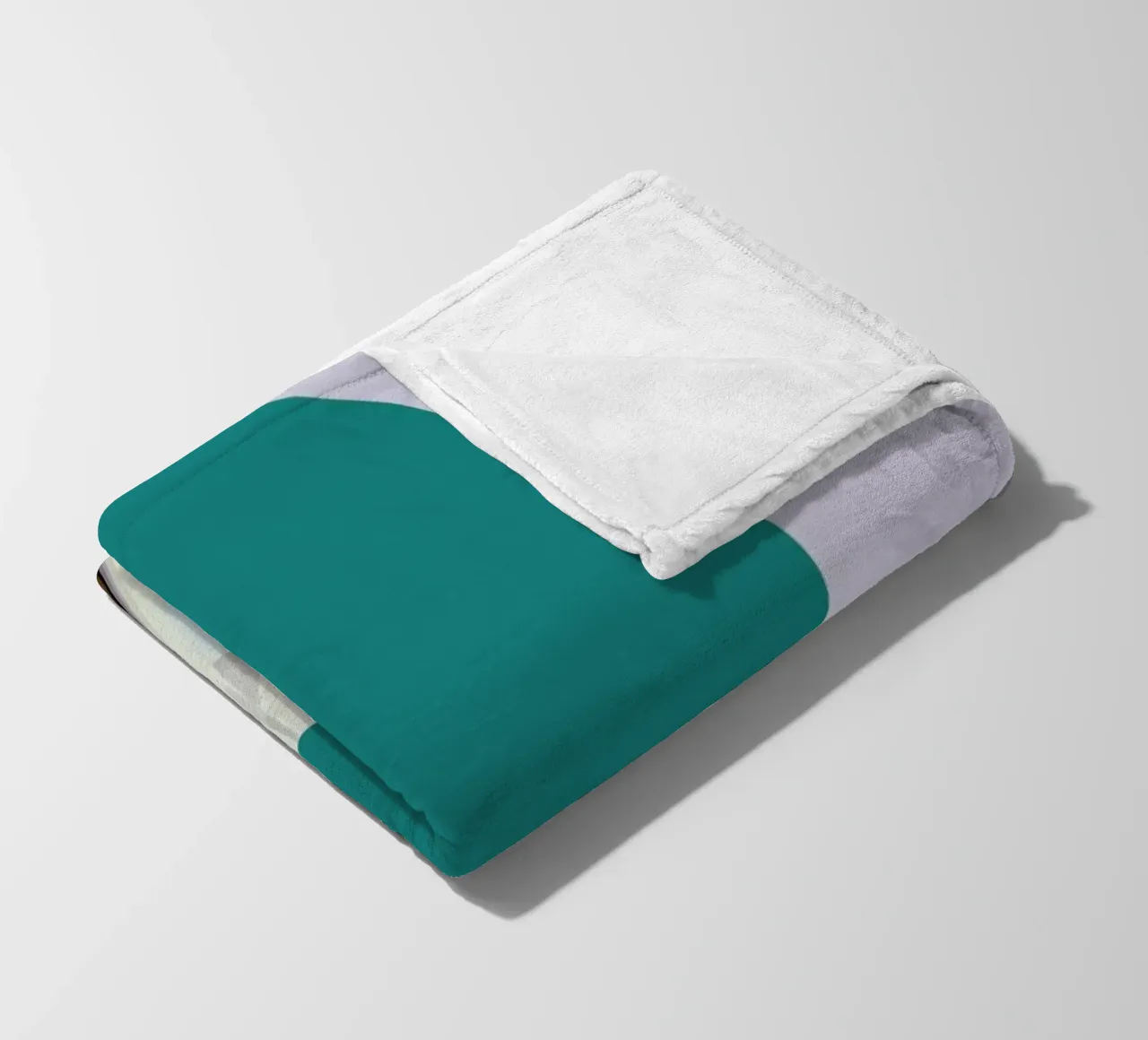 Turquoise Fleecedecke von Tapio Mömmö