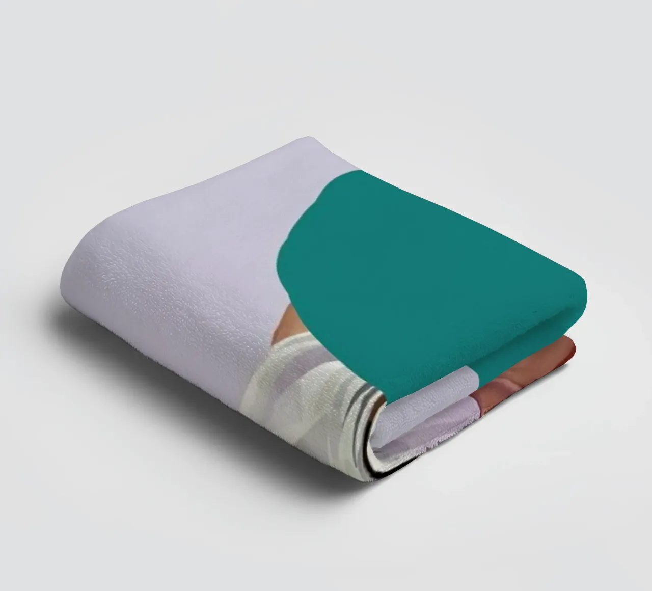 Turquoise badhanddoek van Tapio Mömmö