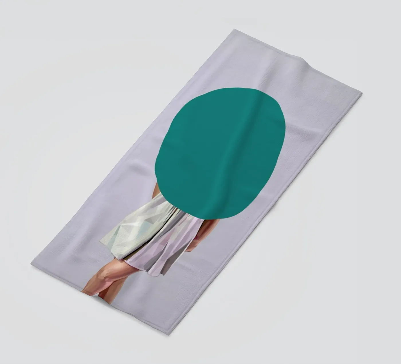 Turquoise strandhanddoek van Tapio Mömmö