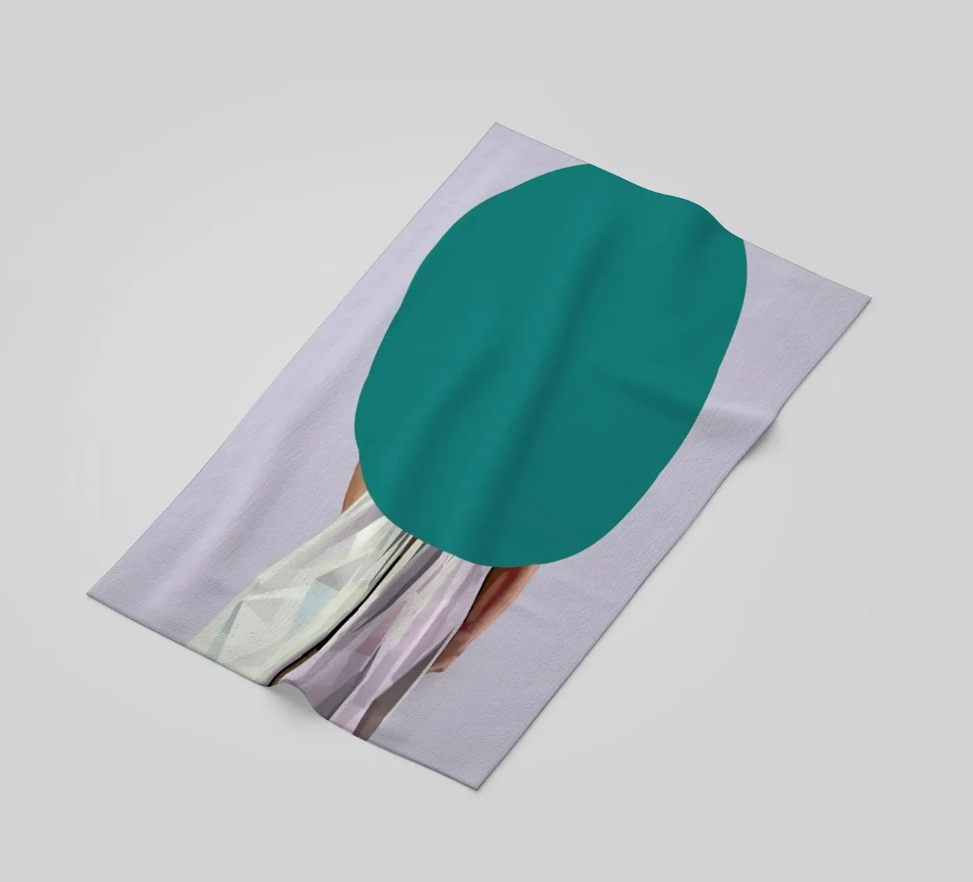 Turquoise strandhanddoek van Tapio Mömmö