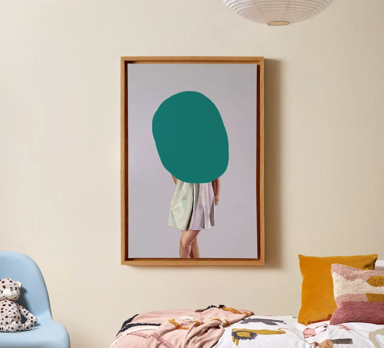 Turquoise canvas by Tapio Mömmö