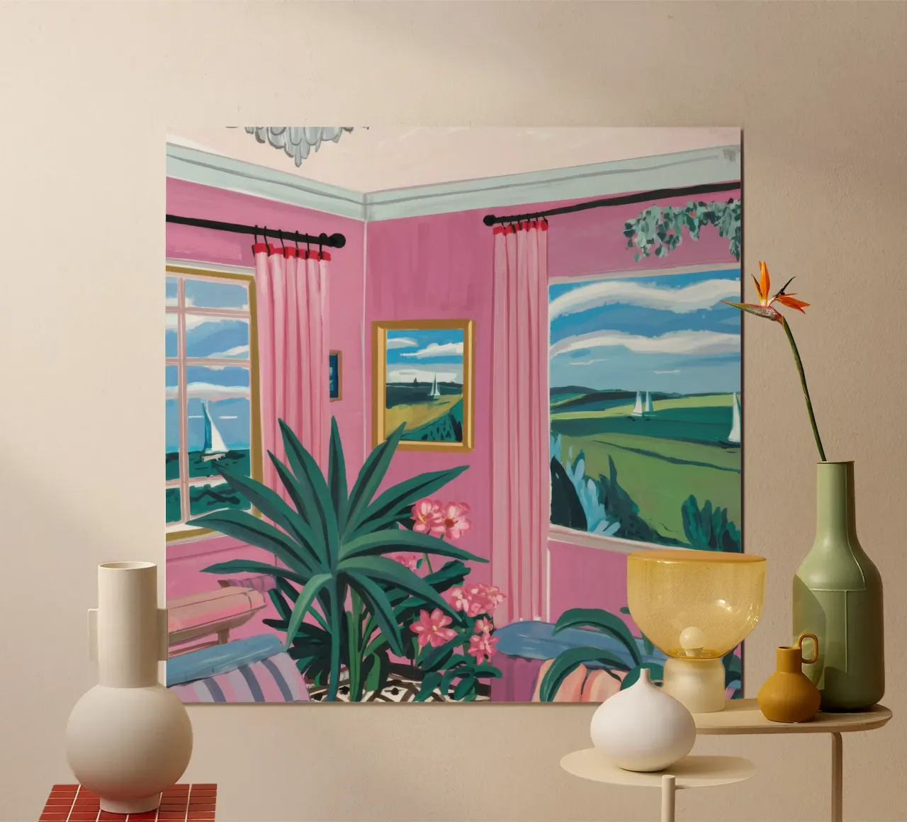 Pastel Hills Window hahnemühle by Chroma Haven