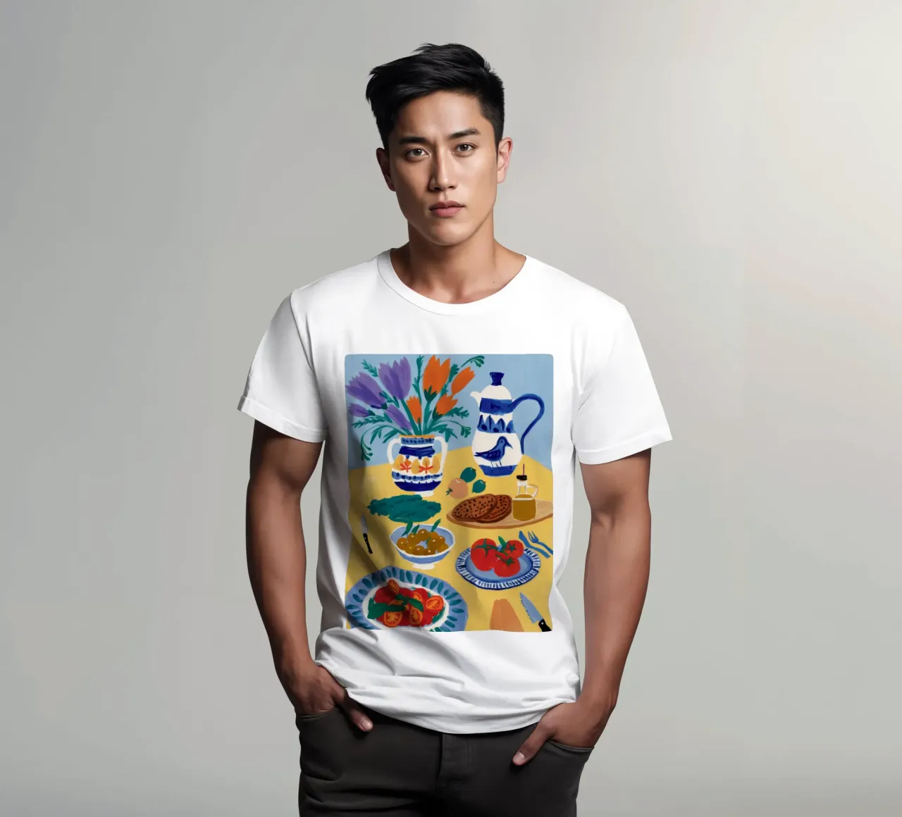 Colazione Bloom Table t-shirt da Paez Harmony
