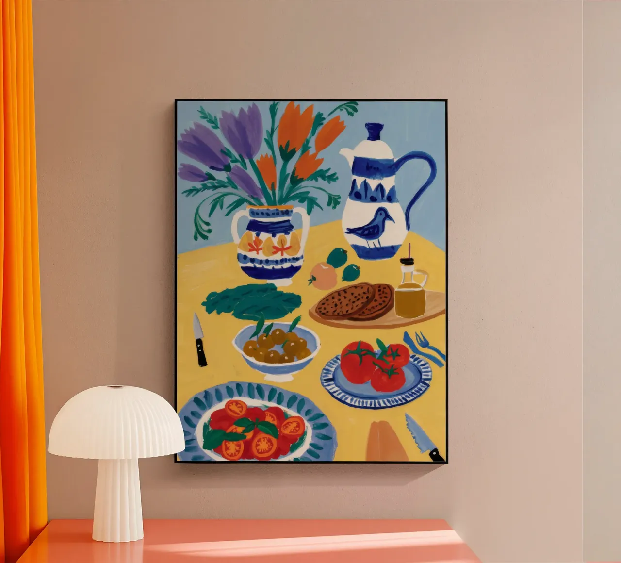 Colazione Bloom Table plexiglass da Paez Harmony