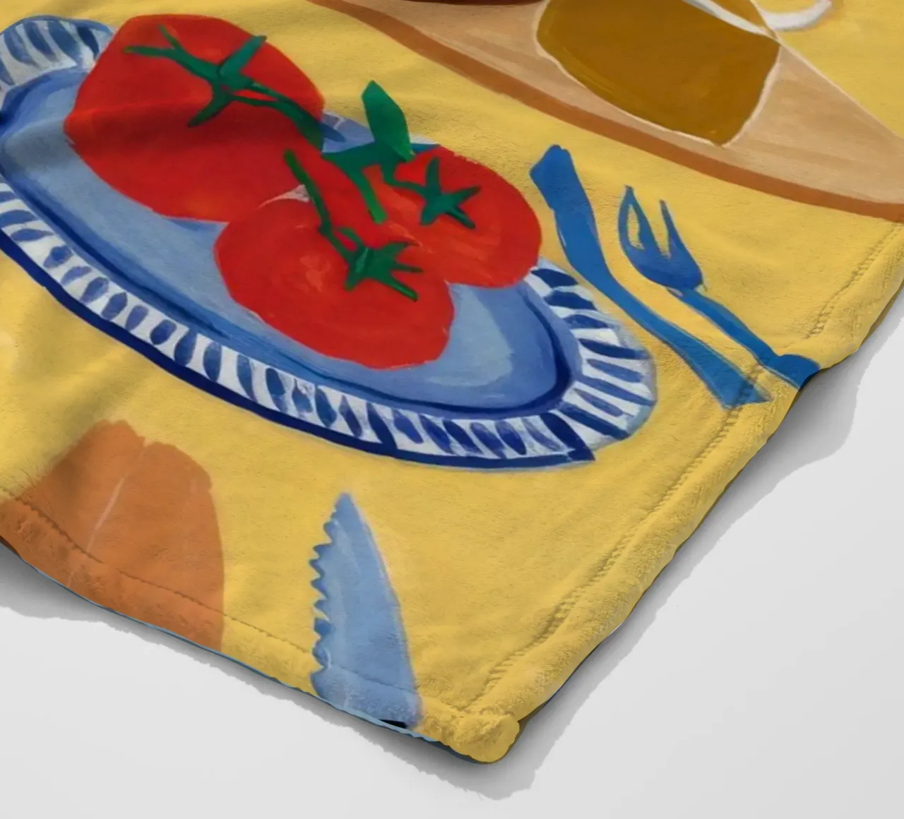 Colazione Bloom Table coperta in pile da Paez Harmony