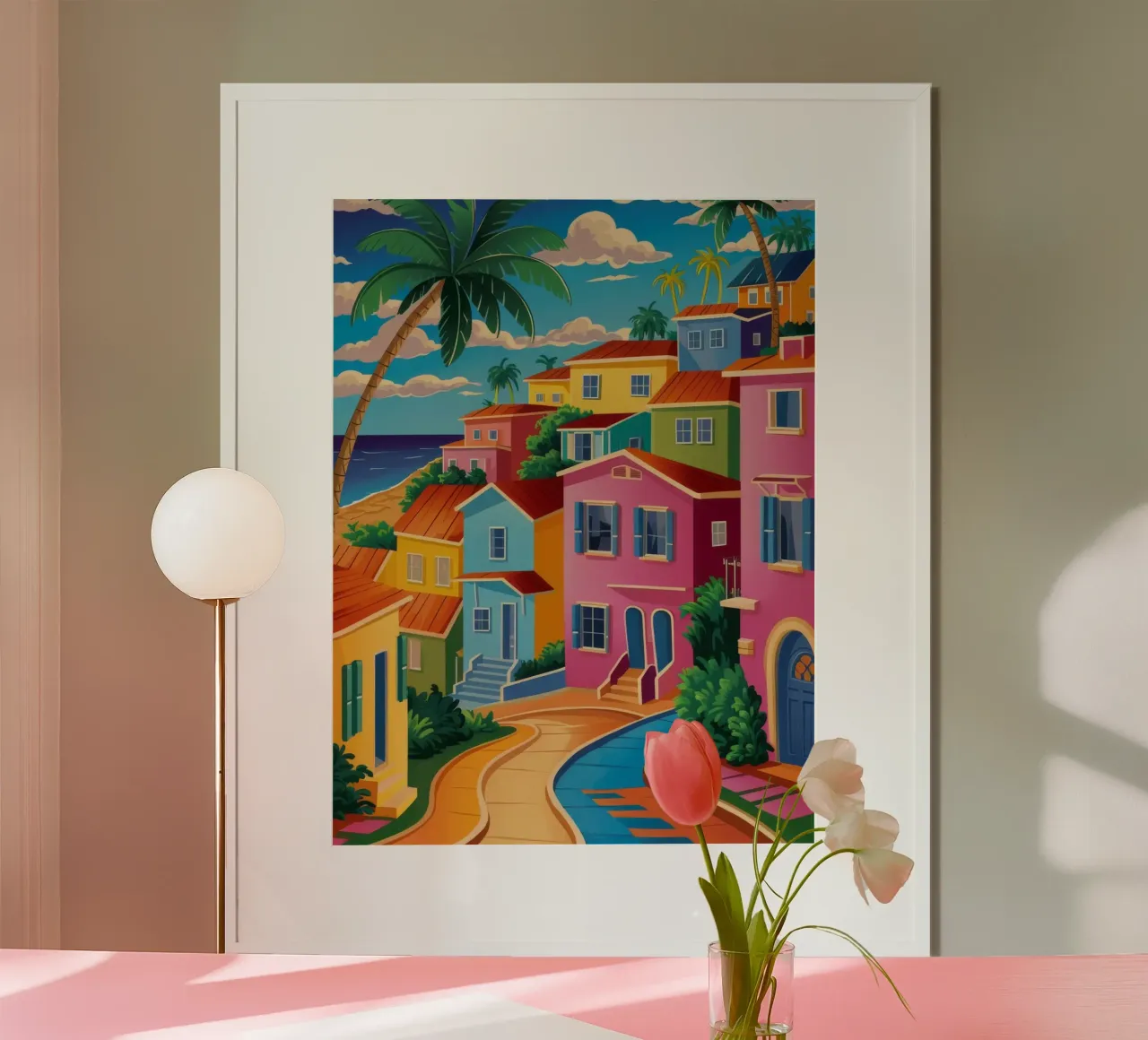 Strada tortuosa dei colori carta hahnemühle da Jasper Rune