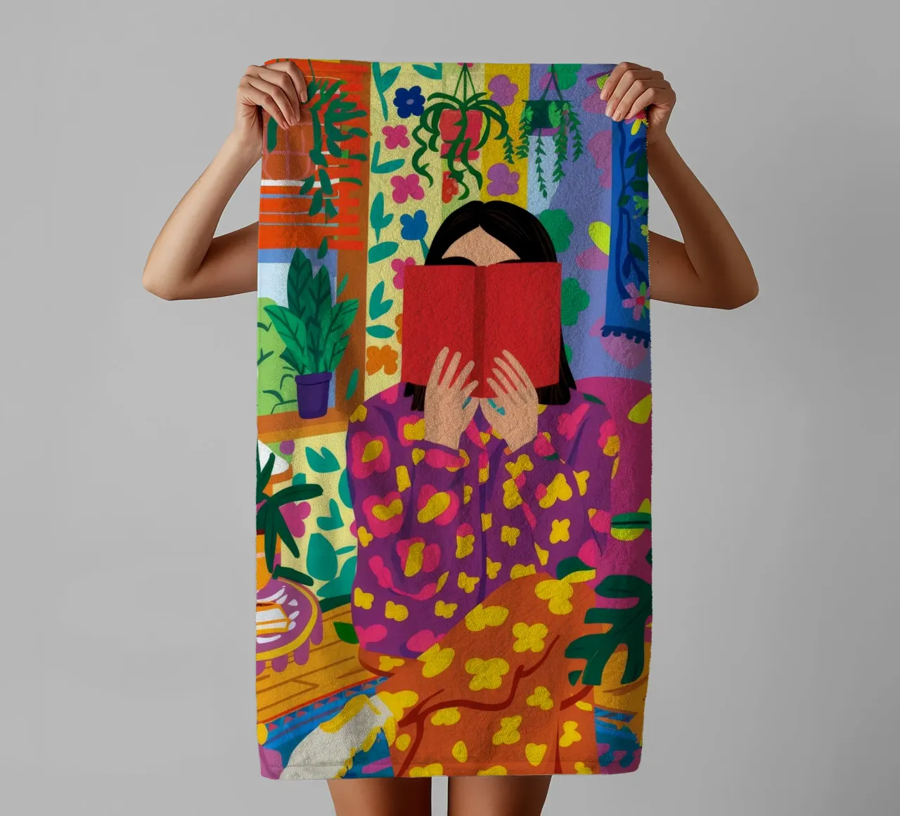 Reading Book Comfort towel by Haven Mirage