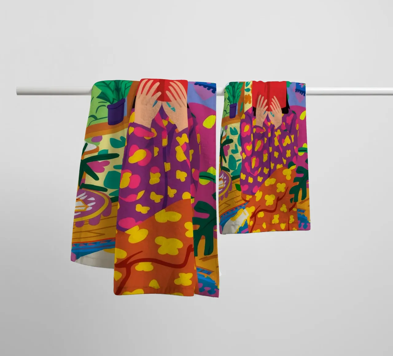 Reading Book Comfort towel by Haven Mirage