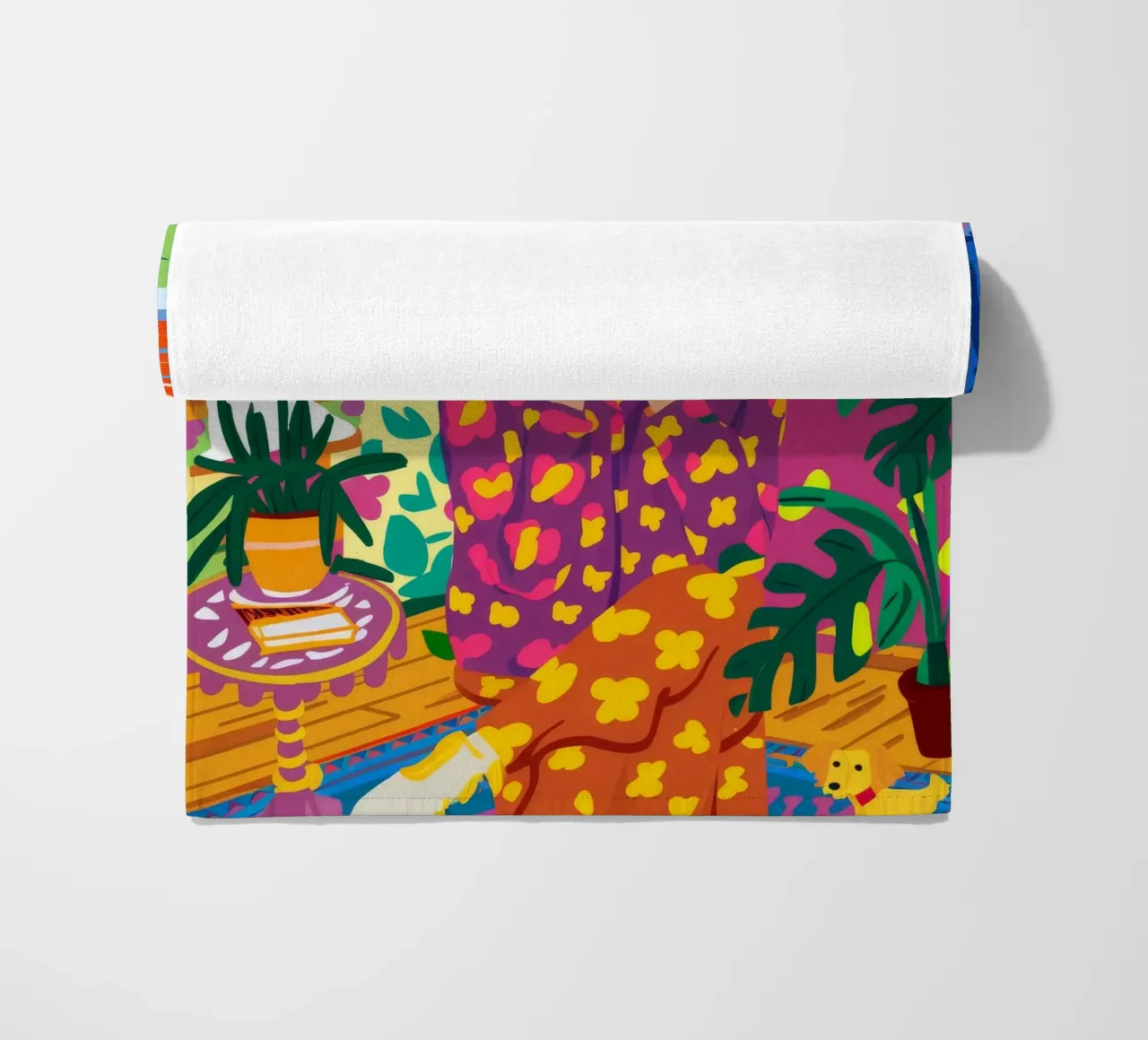 Reading Book Comfort beach towel by Haven Mirage