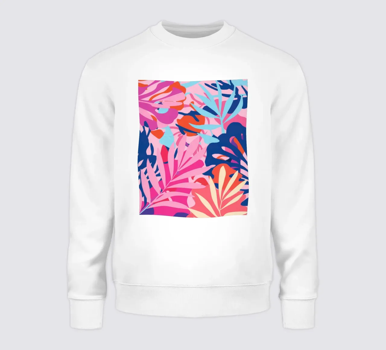 Exuberancia de la jungla rosa sudadera de Haven Mirage