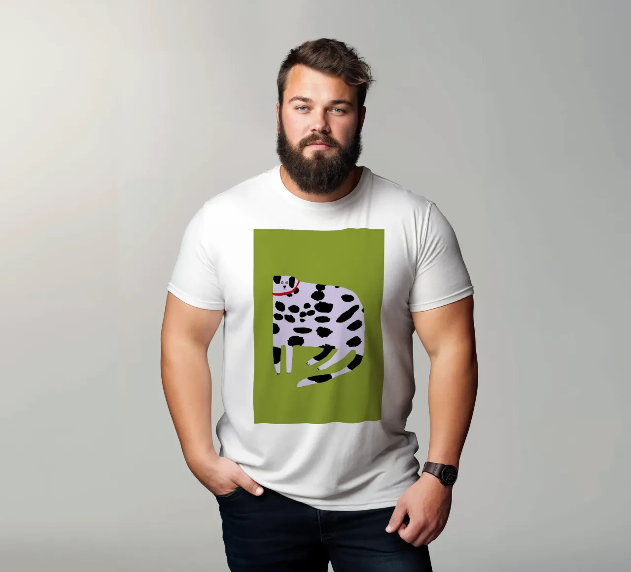 Dalmatian t-shirt da Lora O'Callaghan