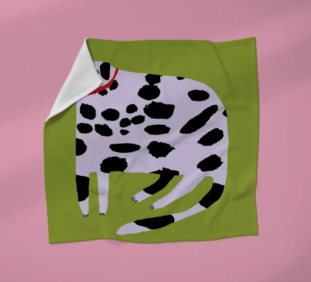 Dalmatian coperta in pile da Lora O'Callaghan