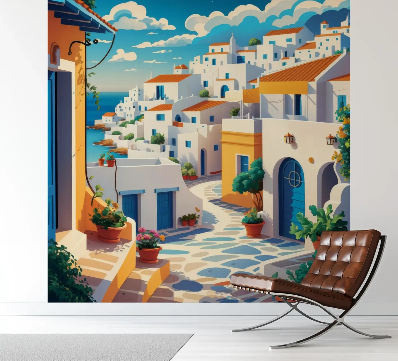 Santorini Summer Dream photo wallpaper by Haven Mirage