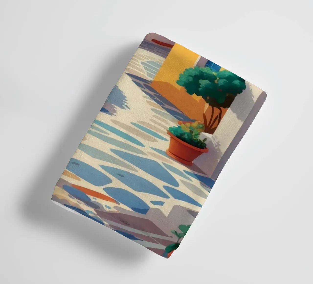 Rêve d'été à Santorin serviette de bain de Haven Mirage