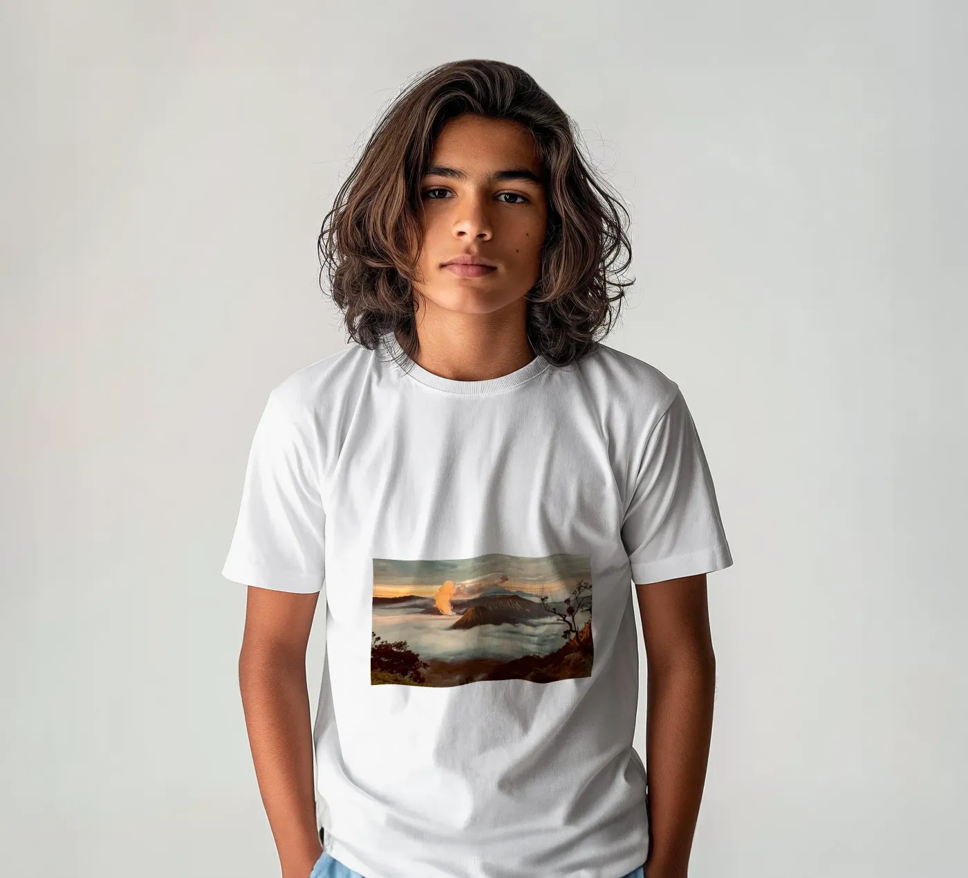 Vulkanberge Kinder T-Shirt von Earthly Visions