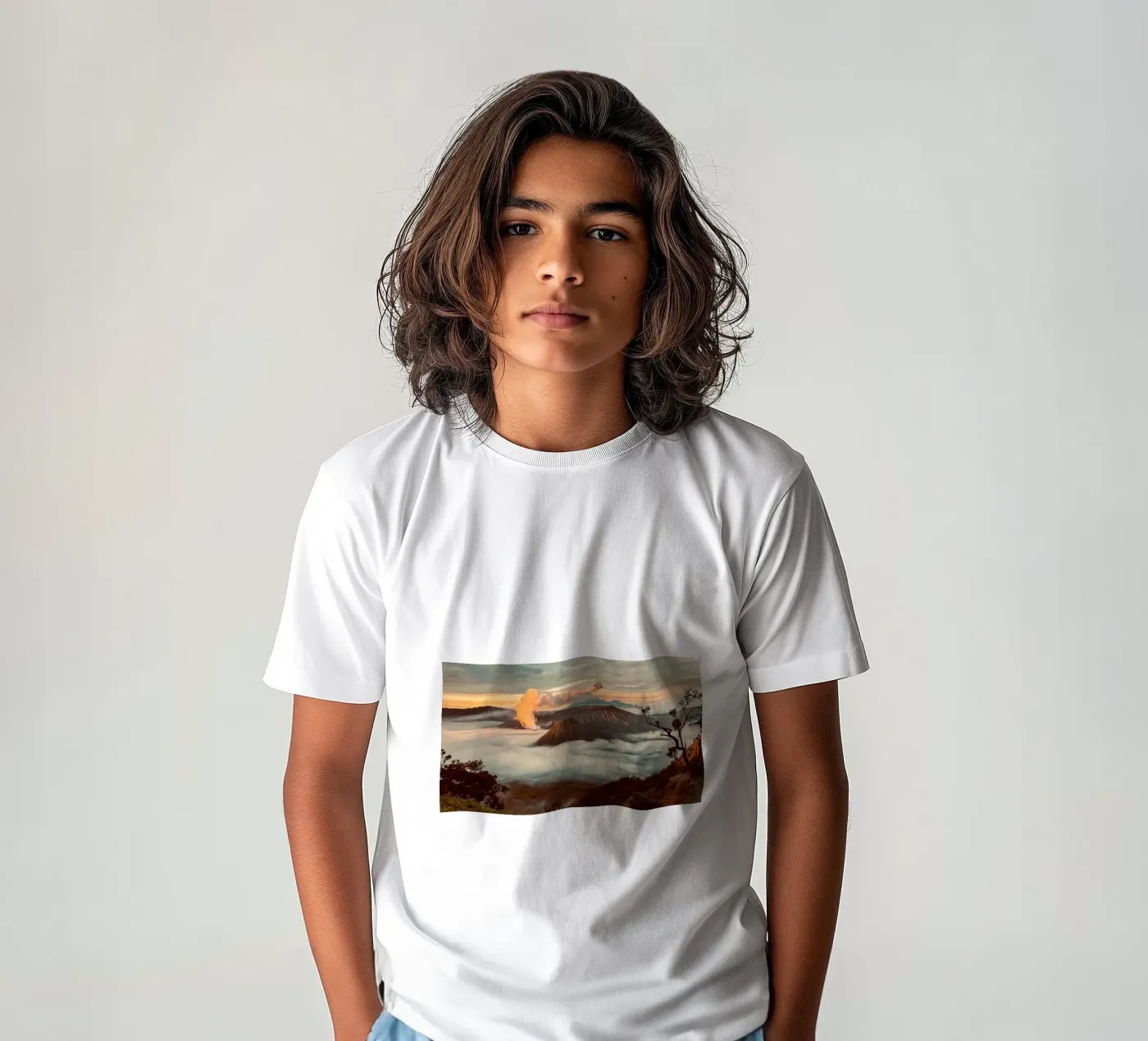 Vulkanberge Kinder T-Shirt von Earthly Visions