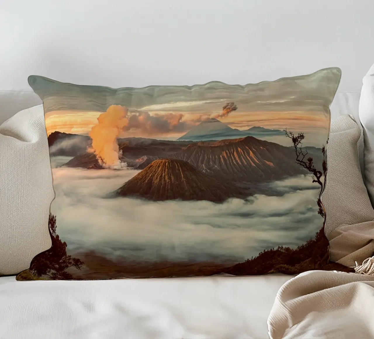 montagne vulcaniche cuscino da Earthly Visions