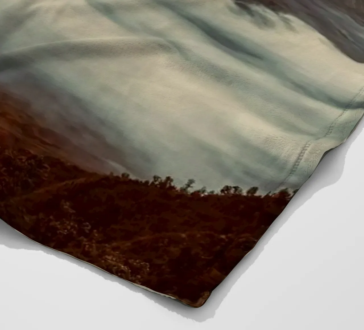 volcano mountains Fleecedecke von Earthly Visions