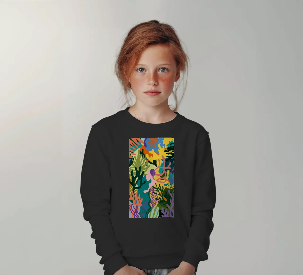 Fetta di giungla verticale felpa bambino da Haven Mirage