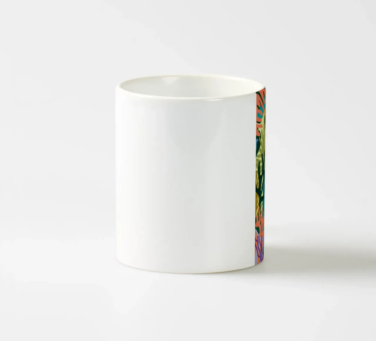 Vertikale Dschungel-Scheibe Keramik Tasse von Haven Mirage
